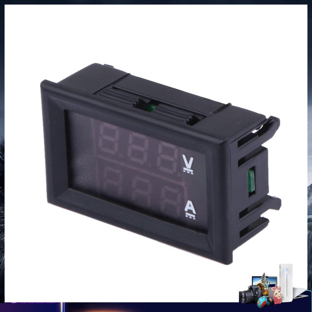 Vôn kế kiêm ampe kế 100V 10A màn hình kỹ thuật số đa năng tiện dụng