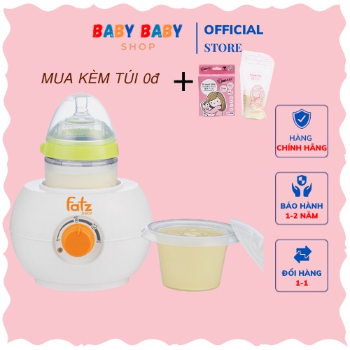 Máy hâm sữa FB3027SL và Máy hâm sữa điện tử FB3028SL FATZ BABY cho bình cổ siêu rộng