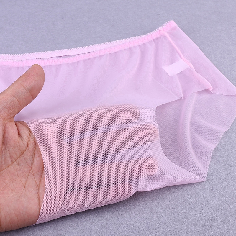 Quần lót dạng lưới nhìn xuyên thấu lưng trung bình size L-XXXL cho nữ