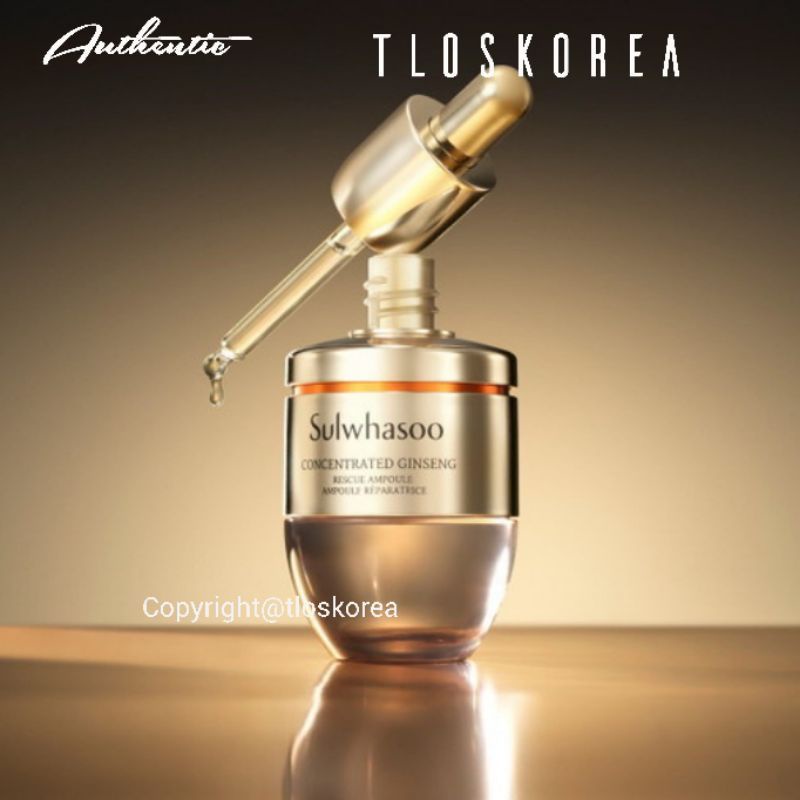 [Sỉ 48 Gói/1Combo] Sulwhasoo Tinh Chất Nhân Sâm Cô Đặc Giải Cứu Làn Da Sulwhasoo Concentrated Ginseng Rescue Ampoule 1Ml