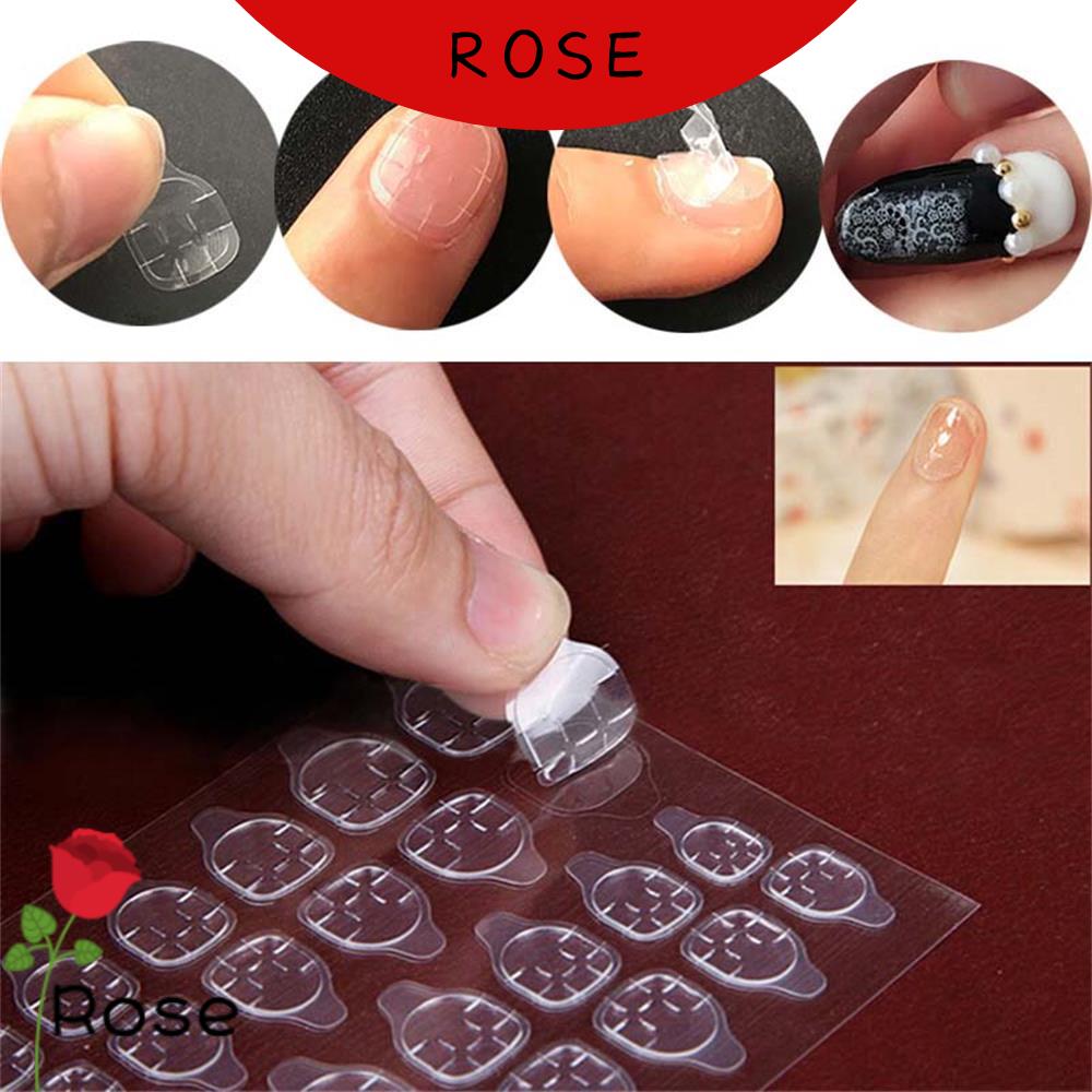[Hàng mới về] Miếng Dán Hai Mặt Trong Suốt Siêu Mỏng Cho Móng Tay Nữ