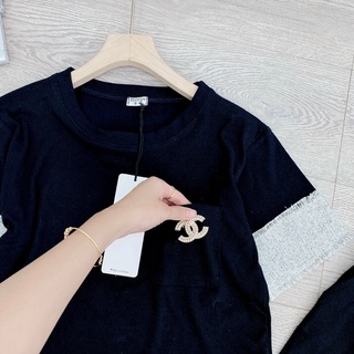 set áo len tăm phối dạ