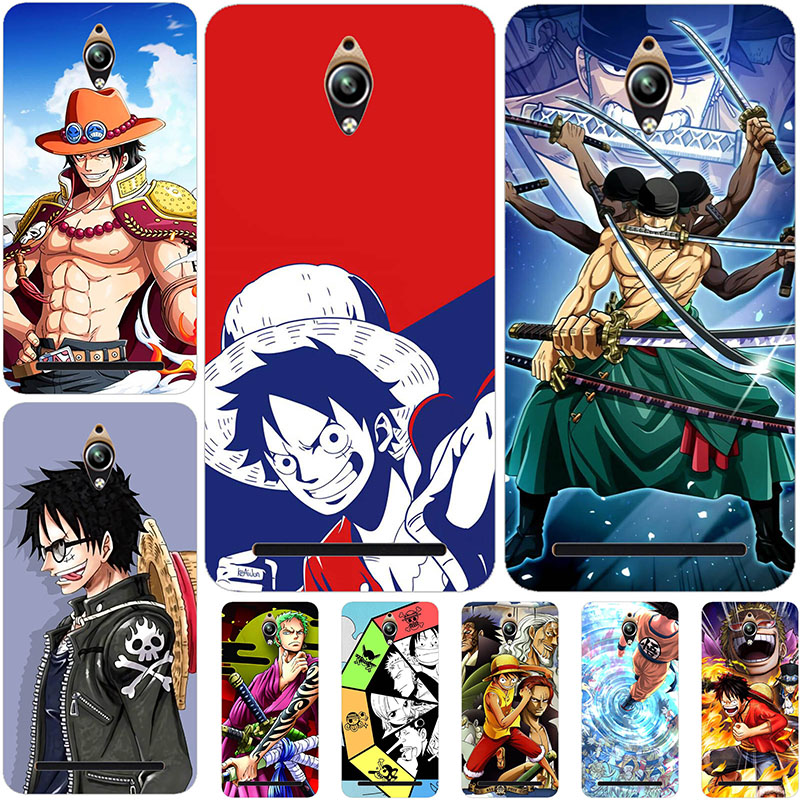Ốp điện thoại mềm thời trang hình hoạt hình Luffy Roronoa Zoro One Piece cho ASUS Zenfone GO ZC500TG Z00VD 5 0"