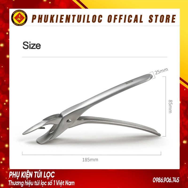 Kẹp Gắp Bát Đĩa Xiaomi Mijia Chống Nóng Bằng Thép Không Gỉ 304 18.50 x 8.50 x 5.50 cm Tiện Dụng