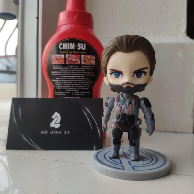 [GIÁ HỦY DIỆT] mô hình cao cấp Captain America Caption America Marvel chibi Funko qposket Đồ chơi đội trưởng mỹ rẻ nhất