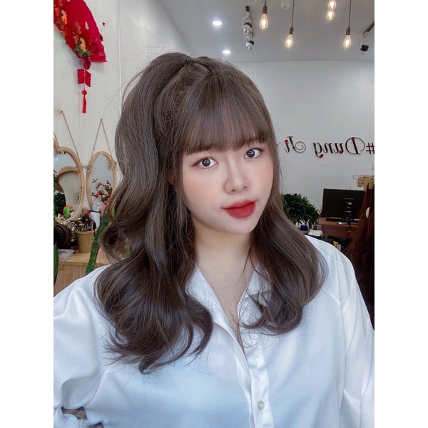 227 Tóc giả nguyên đầu lơi ( ảnh video thật 100%)