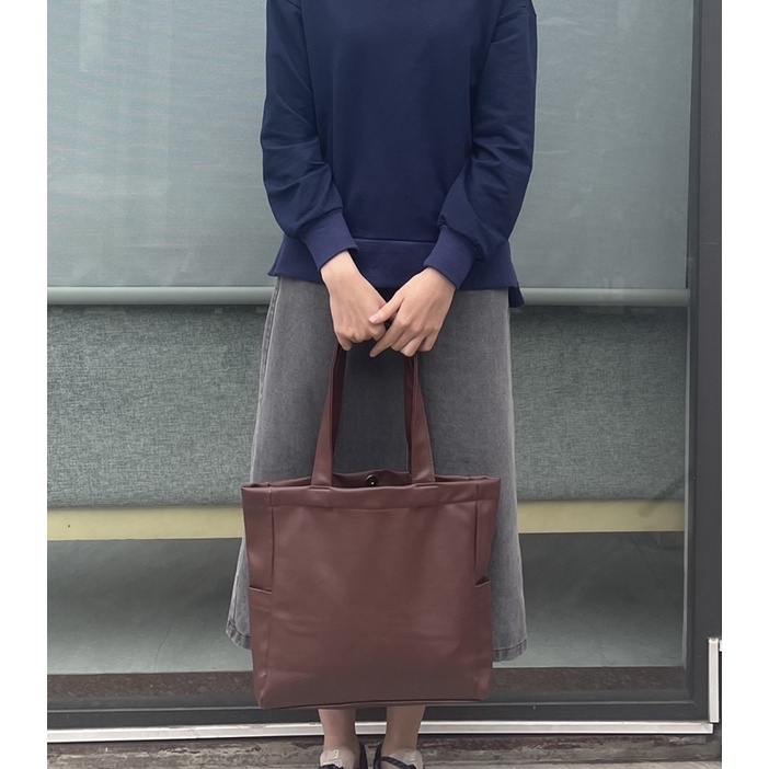 Túi Tote Da cho Nữ phong cách vintage sobabag TT05 sobabag