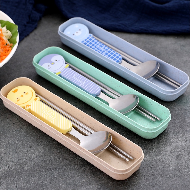 Bộ Thìa Đũa Muỗng Hình Thú Đáng Yêu - BX3968