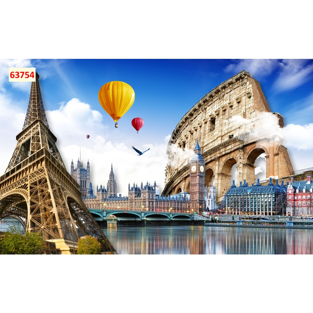 Tranh dán tường quán ăn Quán Cafe, Trà Sữa, Trang Trí Cửa Hàng