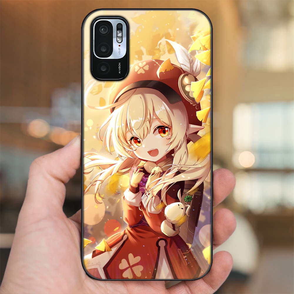 Ốp lưng Xiaomi Redmi Note 10 5G viền đen in hình Klee Genshin Impact