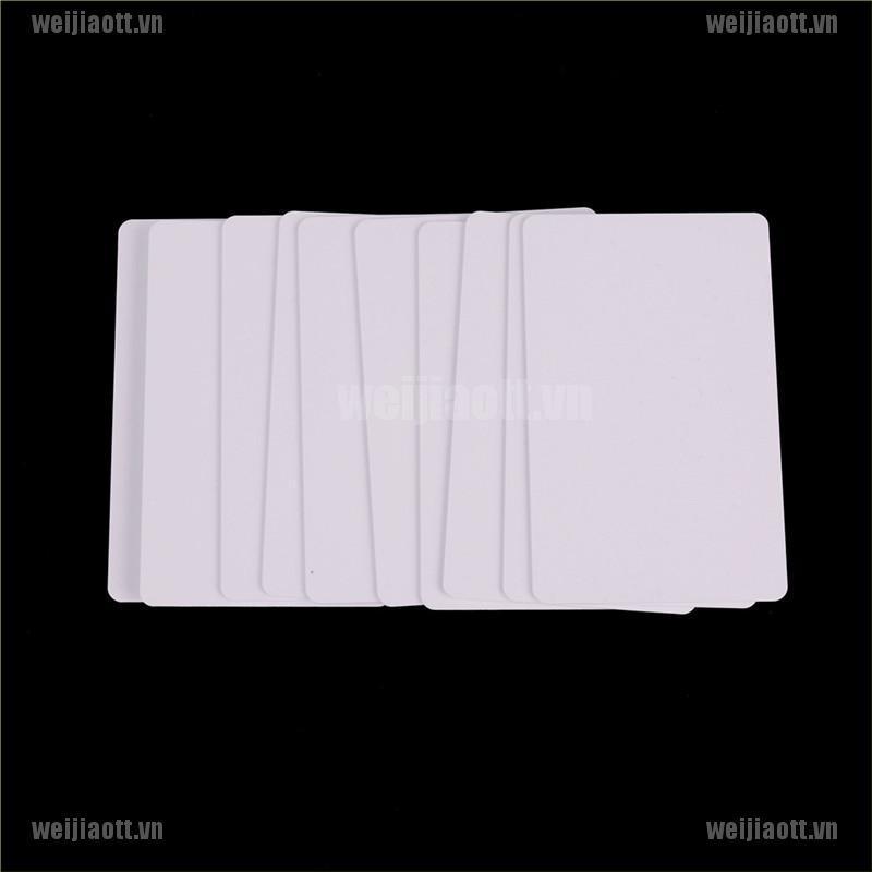 WEJT 10pcs Thin smart card NTAG215 NFC Forum Tag For All NFC Mobile Phone NFC Card