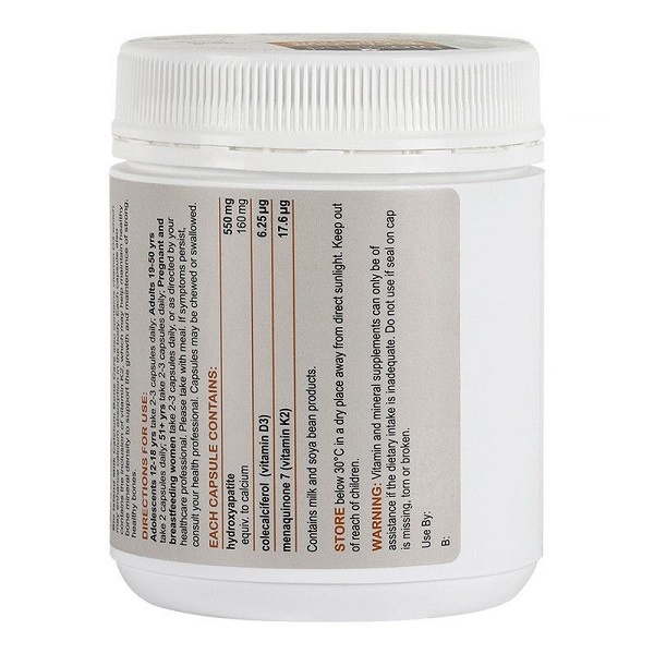 Viên uống bổ sung Canxi Bio Island Milk Calcium Bone Care 150 viên Úc