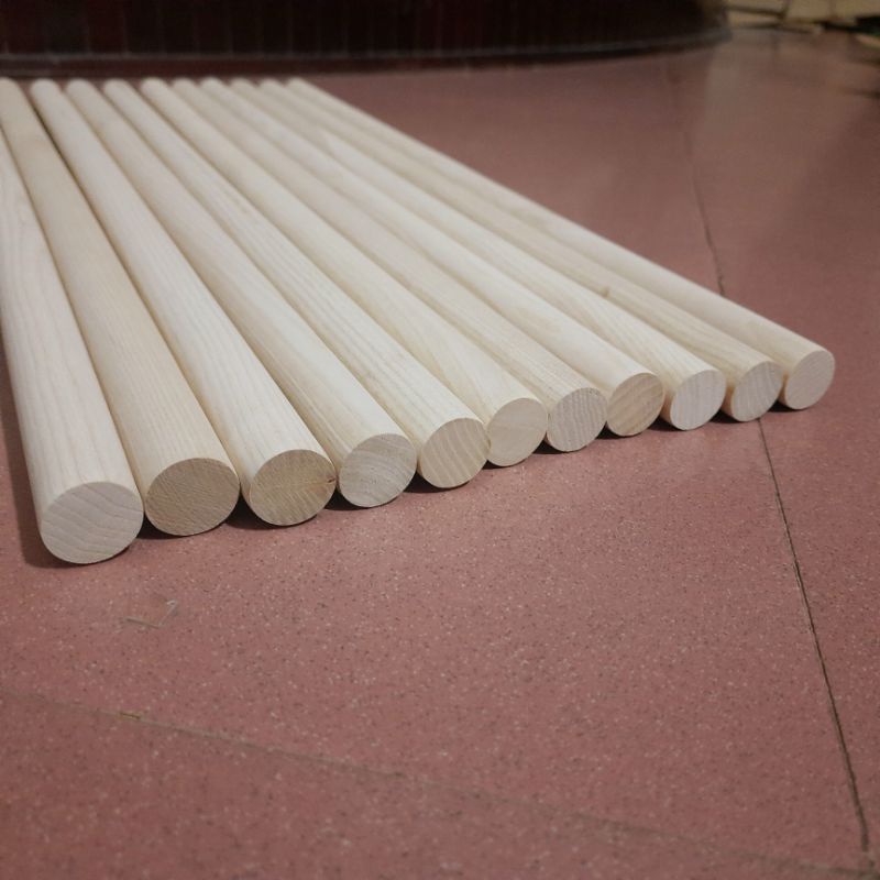 Thanh Gỗ Tròn Dài 60cm Gỗ Tần Bì