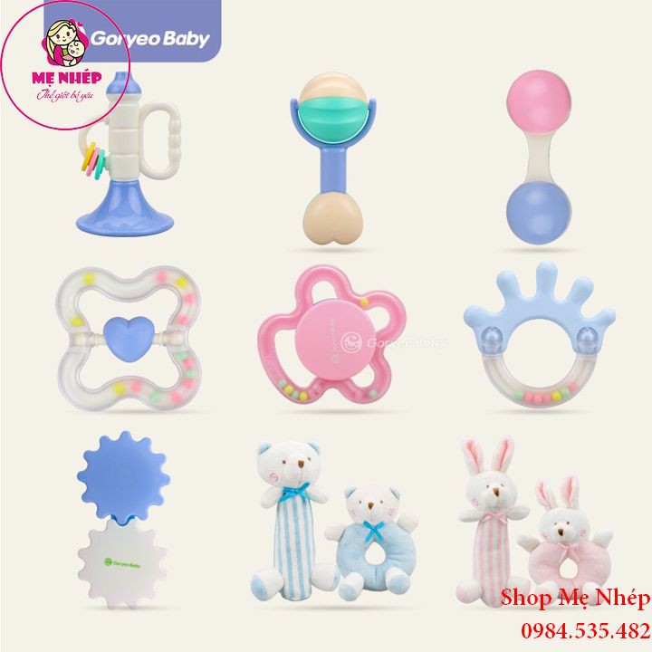 Free Ship  Set xúc xắc Goryeo Baby Hàn Quốc có gặm nướu (hộp đựng rất đẹp)