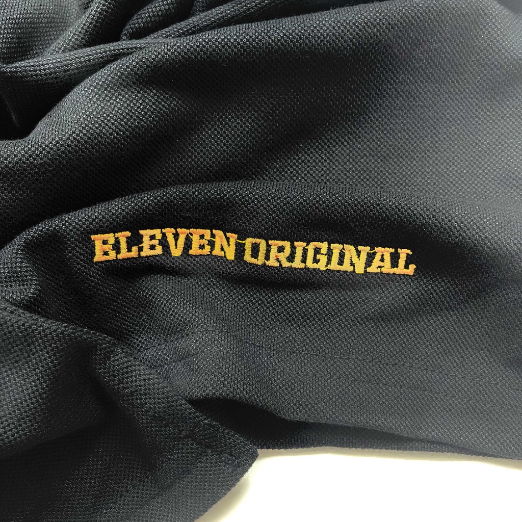 Áo Polo Nữ Cao cấp Eleven Original - Omelet, Form Slim fit Màu ĐEN