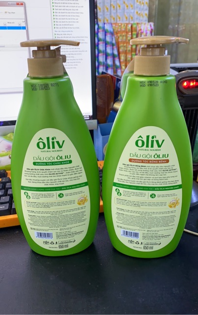 Dầu gội ôliv 650ml