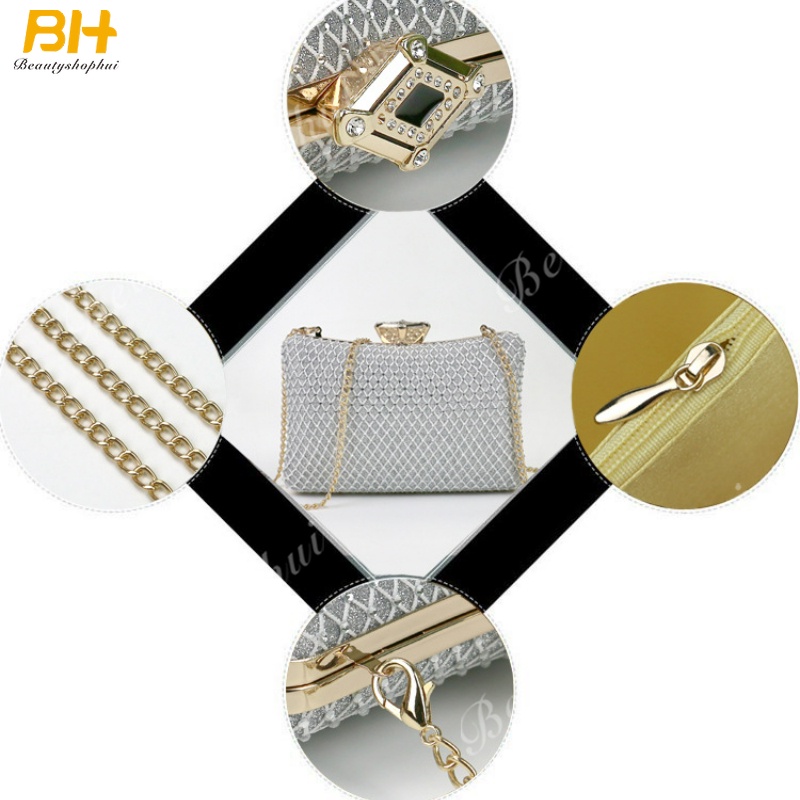 Ví Cầm Tay Cỡ Lớn 2022 Đính Đá Trang Trí Sang Trọng Hợp Thời Trang Cho Nữ