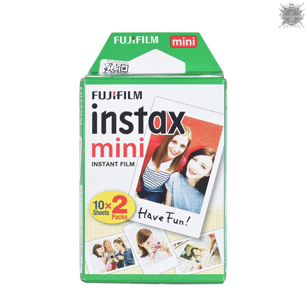 Bộ cuộn phim trắng 20 tấm chuyên dụng cho Fujifilm Instax Mini 7s/8/25