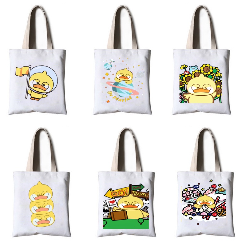 Túi tote maruko TT32 nomo duck cute dễ thương hoạt hình thần tượng hoạt hình