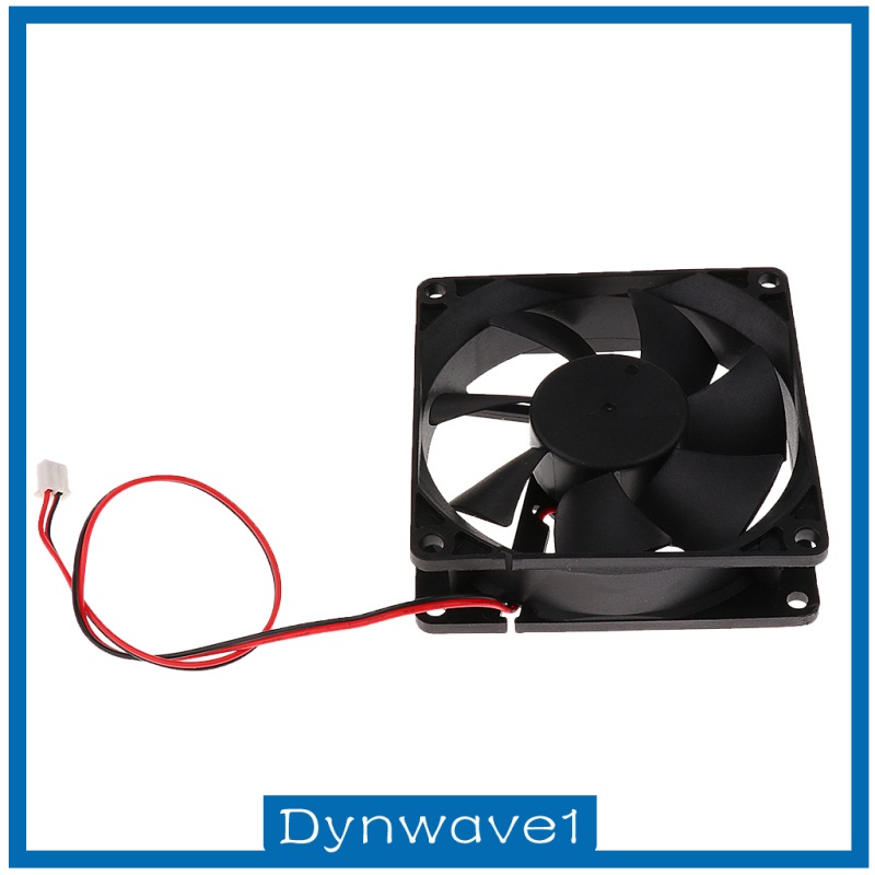 [DYNWAVE1] Cooler PC Case Fan 8cm 2Pin Cooling Cooler Ultra Quiet Bearing High Speed