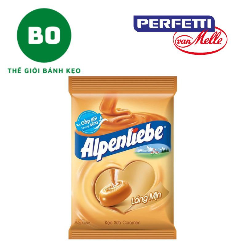 Kẹo Cứng Alpenliebe Hương Caramen Sữa Gói 40 Viên và 110 viên