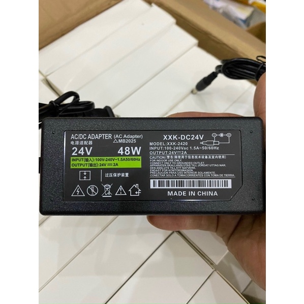 Nguồn adapter 24v 5a , 2Adùng cho thiết bị camera, máy in mã vạch, máy in , máy bơm công suất v.vv