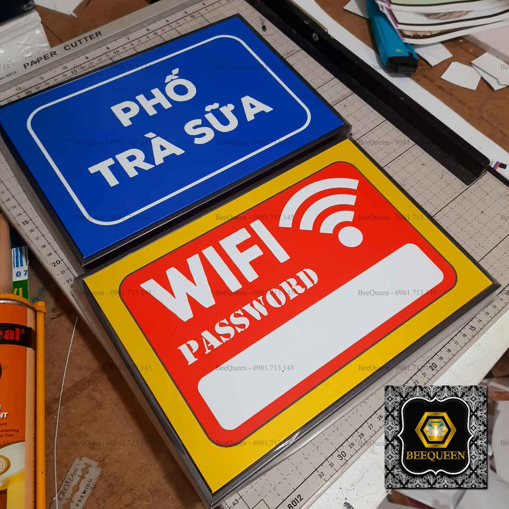 20 Mẫu Biển Pass Wifi - Bảng Treo Ghi Password Wifi Cho Các Cửa Hàng - Biển Pass Wifi Đẹp - Trang Trí Quán Cafe