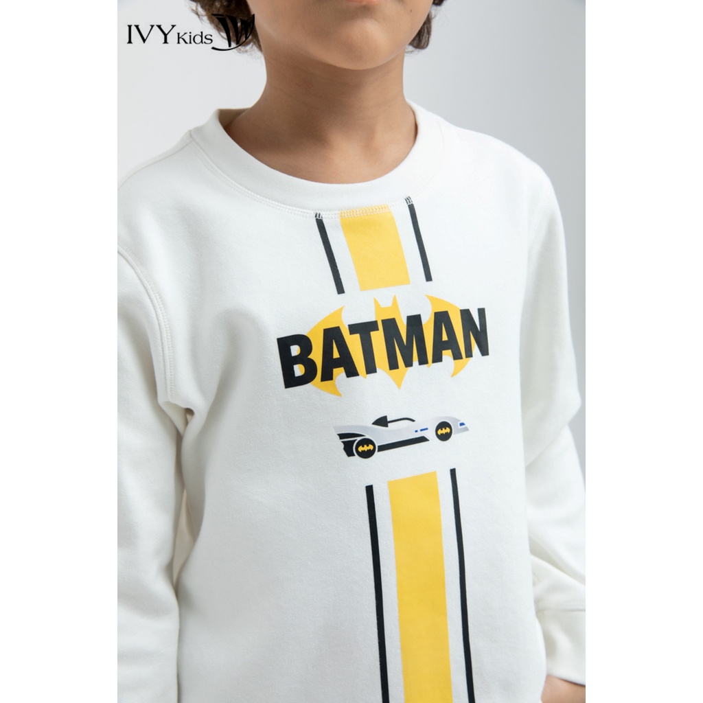 Áo thun bé trai in hình batman IVY moda MS 58K1189