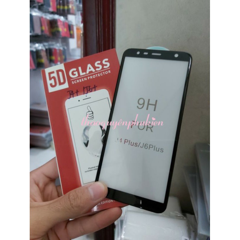 Kính cường lực Full màn 5D xịn Galaxy j4 plus/j6 plus