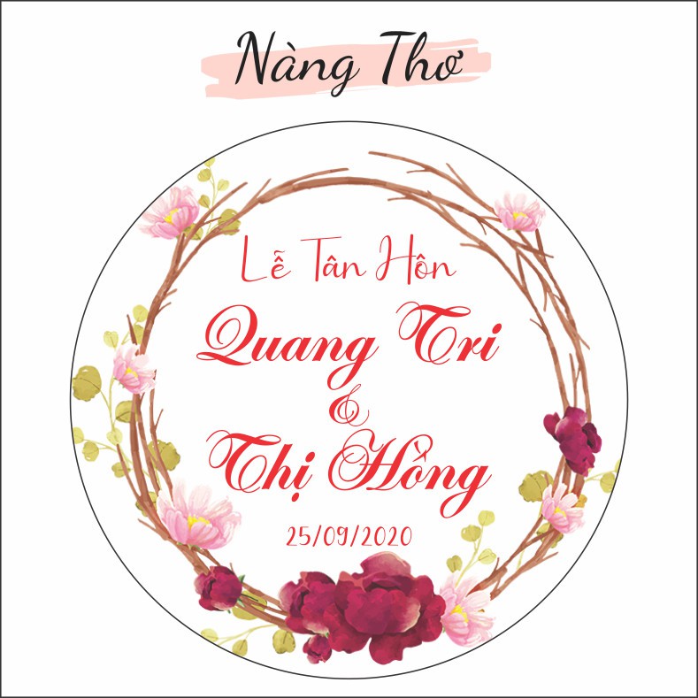 BẢNG TÂN HÔN_VU QUY TÊN CÔ DÂU CHÚ RỂ TRANG TRÍ TIỆC CƯỚI_NÀNG THƠ DESIGN