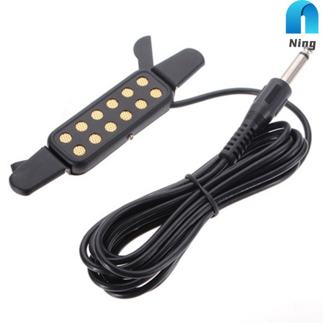 Ning Guitar Pickup Sound Pickup for Acoustic Guitar Transducer Microphone Wire Amplifier Speaker Guitar Parts