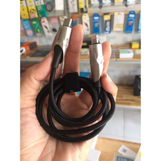 [TypeC-Lightning]Cáp sạc iphone có đèn LED Baseus Fish Eye Cable