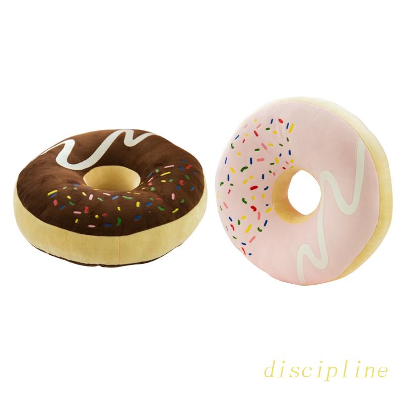 Gối Tựa Lưng Hình Bánh Donut Dễ Thương Dùng Làm Quà Tặng Sinh Nhật / Giáng Sinh / Valentine