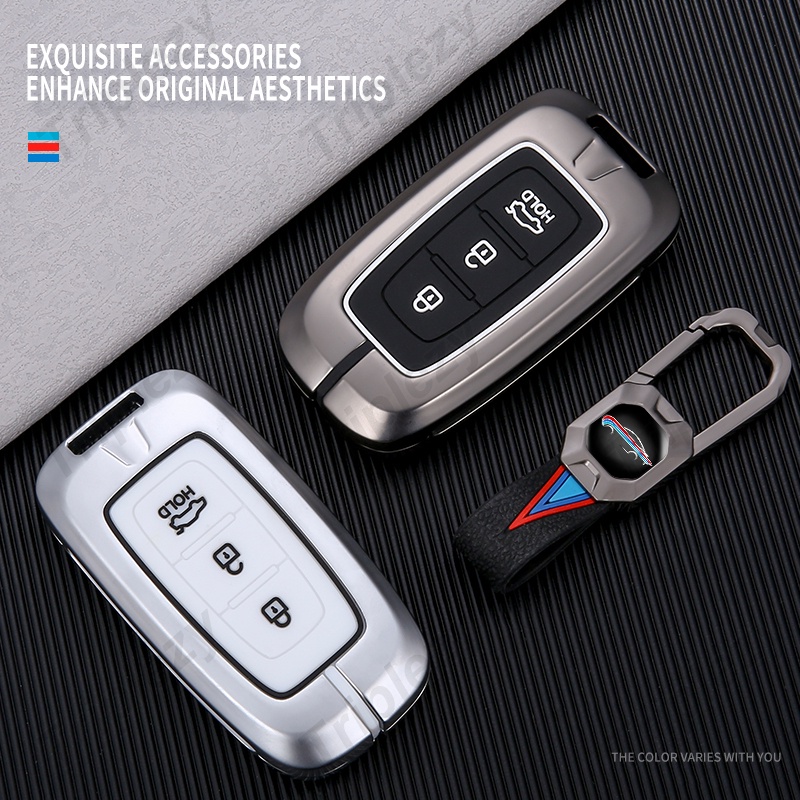 Vỏ Bảo Vệ Chìa Khóa Điều Khiển Từ Xa Bằng Hợp Kim Kẽm Dạ Quang Cho Hyundai IX35 Elantra Sonata 8 9 Kia Sportage K5 K2 Sorento Optima Forte 2015 2016 2013 2014 2012 2011