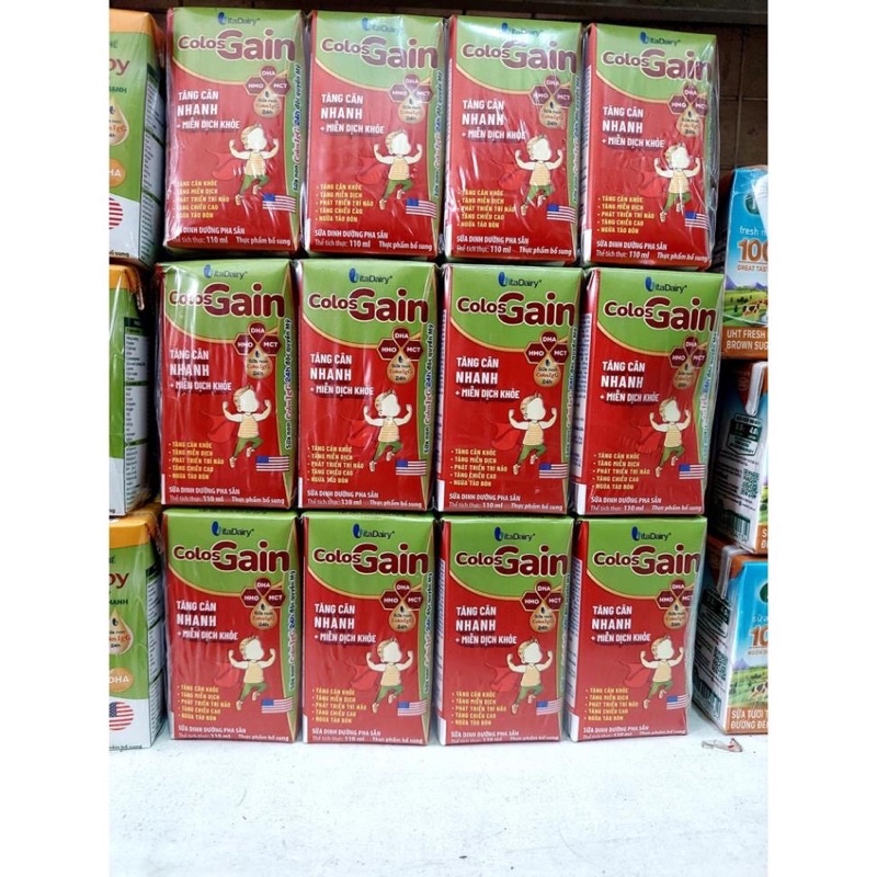 Sữa pha sẵn colos gain 100ml