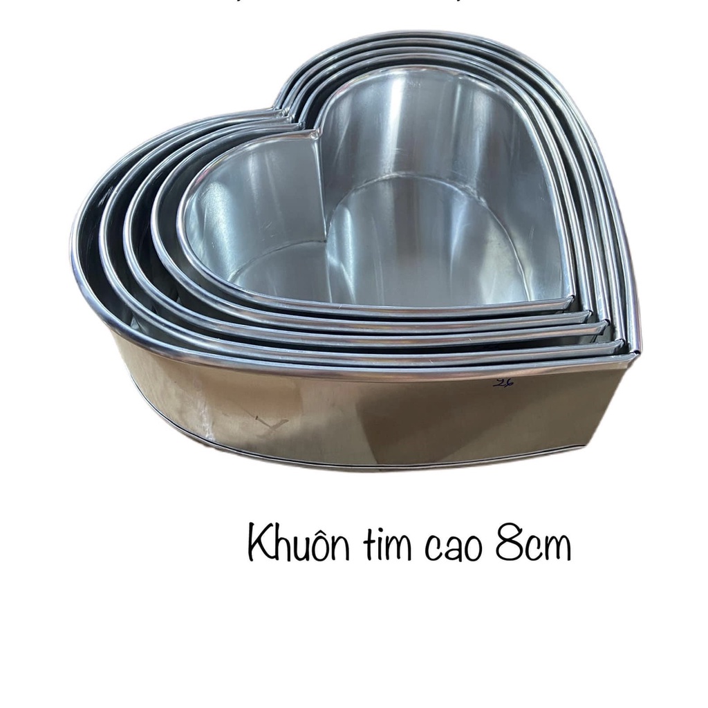 Khuôn tim nhôm đế liền