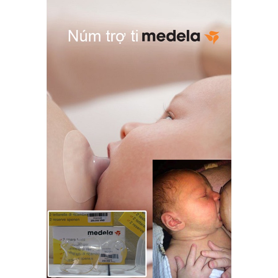 (FREE SHIP) -Núm Trợ ti Medela Thụy Sĩ