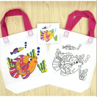 Túi vải vẽ, tô màu cho bé