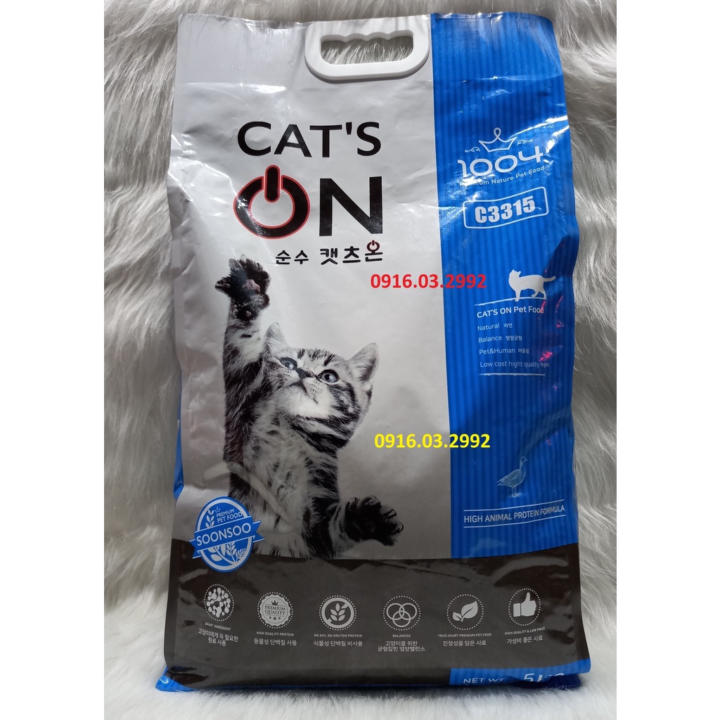 Thức ăn cho mèo Catson 5kg, Thức ăn cho mèo mọi lứa tuổi