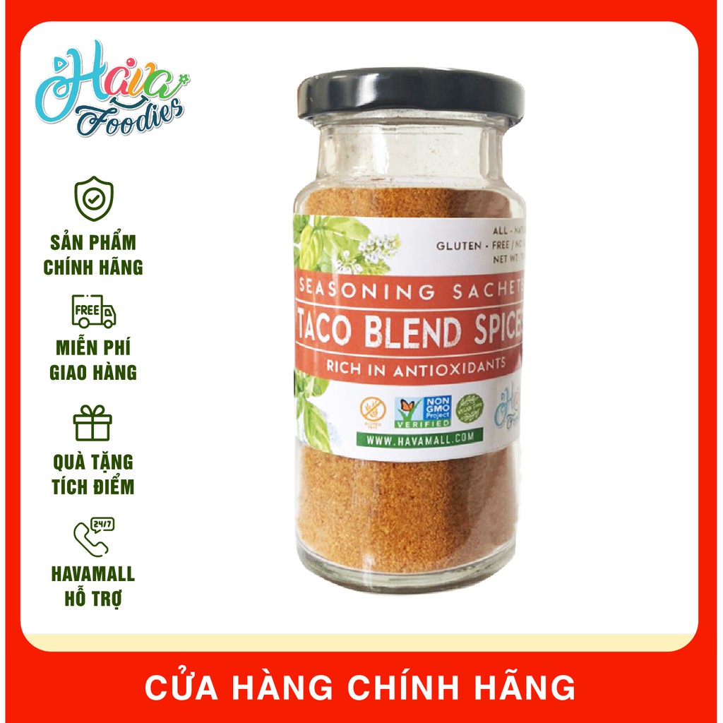 [DATE MỚI NHẤT] Bột Gia Vị Taco Nguyên Bản – Taco Blend Spices Powder