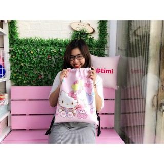 Balo dây rút Ly dễ thương 37x32cm