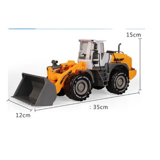 Mô hình xe xúc lật - xe ủi đất đồ chơi trẻ em