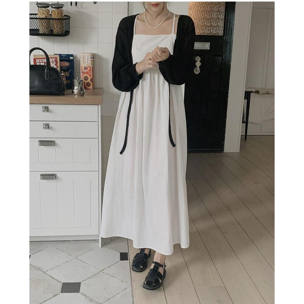 Đầm Yếm Thiết Kế Đơn Giản Dễ Phối Đồ Phong Cách Hàn Quốc 53098