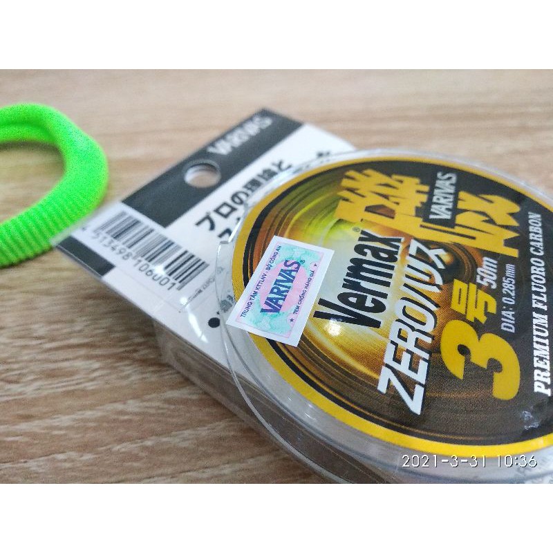 Dây Fluorocarbon Varivas Vermax Zero - Làm Thẻo Câu Iso
