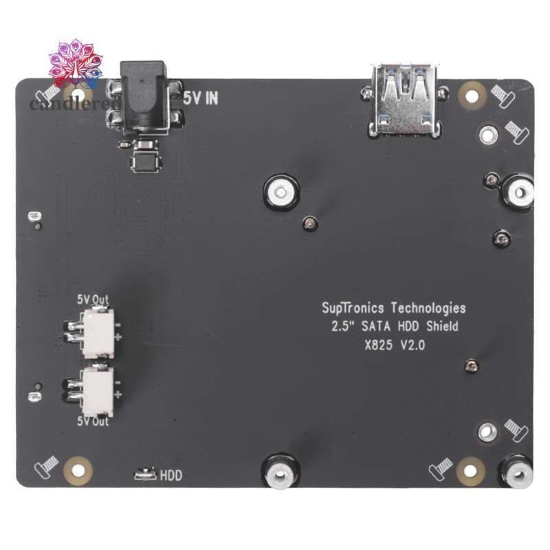 Bảng Mạch Mở Rộng Cho Raspberry Pi 4 El B X825 V2.0 2.5 Inch Sata