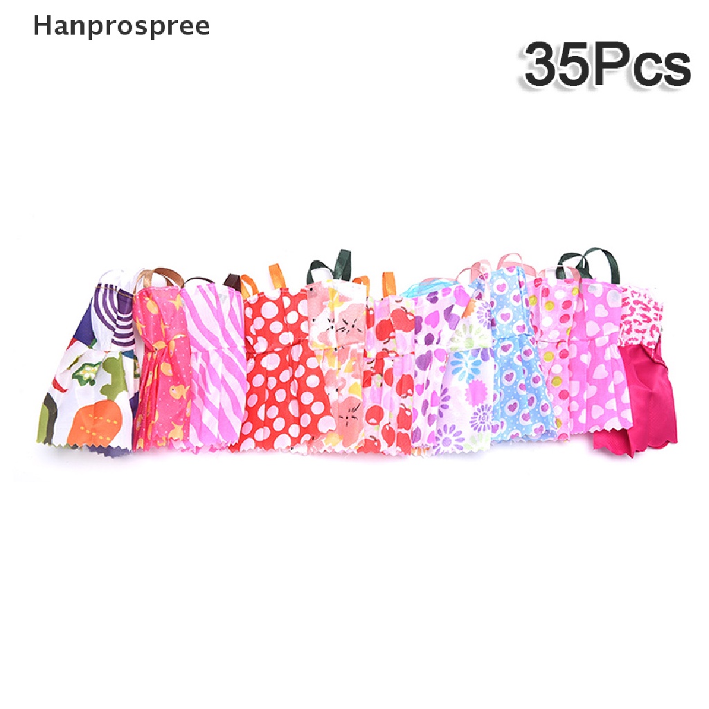 Set 35 Váy Cao Gót + 5 5 Vương Miện + 6 Dây Xích Cho Búp Bê Barbie