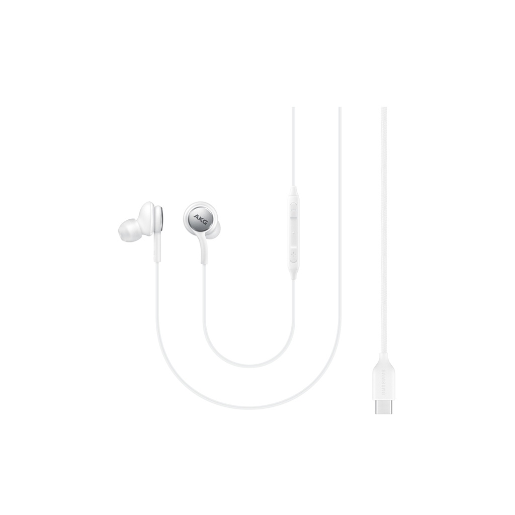 Tai Nghe AKG Type C Dành Cho Các Dòng Điện Thoại Samsung Fold Series, Note 20 Series, S21 Series Tặng Kèm Núm Silicone