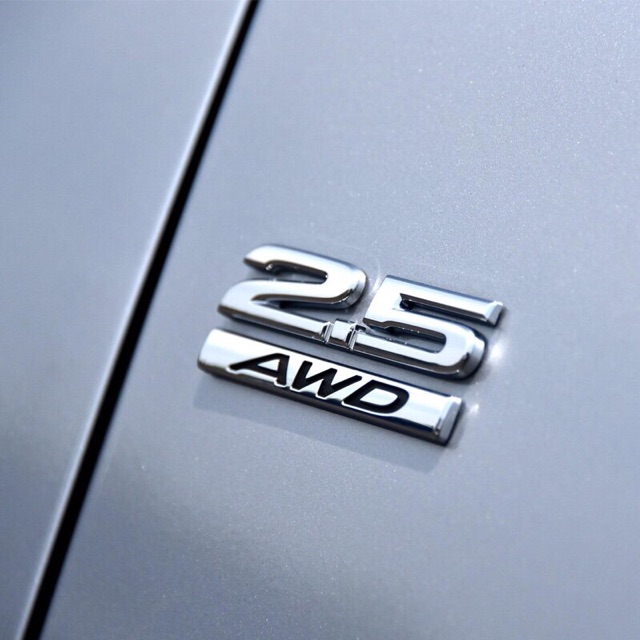 Logo kim loại AWD 2.0 2.5 cho xe mazda
