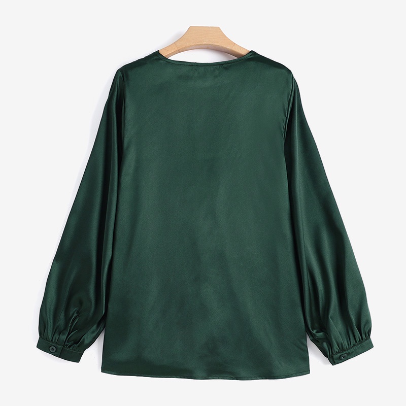 Áo ZANZEA tay dài cổ chữ V thời trang châu Âu cho nữ