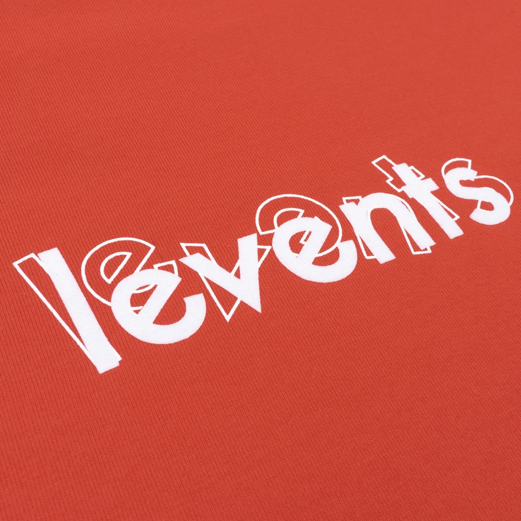 Áo Thun Levents Velvet Mini Popular Logo/ Red